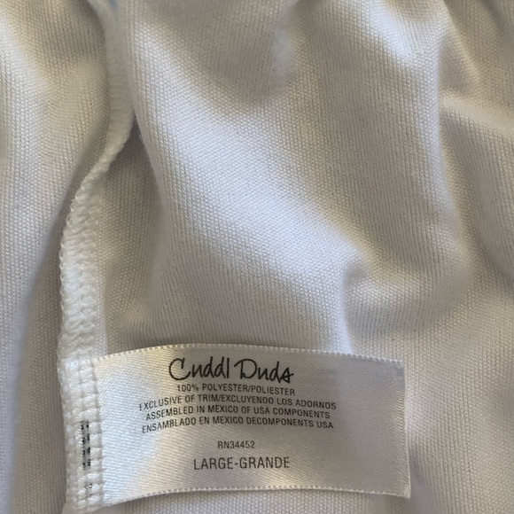 Ladies Cuddl Duds thermal pants size large - Picture 2 of 2